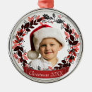 Search for red and black christmas tree decorations Modern
