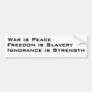 Search for orwell 1984 bumper stickers George