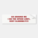 Search for speed limit bumper stickers Funny