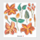 Search for bright yellow flower stickers Botanical