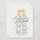 Search for eat drink and be married invitations Gold
