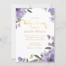 Search for purple gold butterflies invitations Flowers