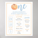 Search for blue pumpkin posters First birthday