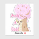 Search for peekaboo stickers Pet
