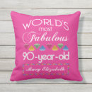 Search for 90th birthday cushions 90 years old