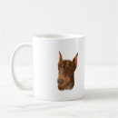 Search for doberman pinscher mugs Dobie