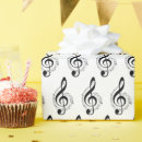 Search for clef wrapping paper Musical notes
