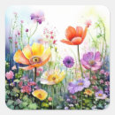 Search for colourful flowers stickers Yellow