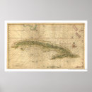 Search for vintage map of cuba posters Topography