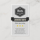 Search for nice to meet you business cards Professional