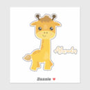 Search for adorable giraffe stickers Animal