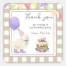 Search for duck birthday stickers Watercolor