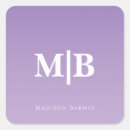 Search for lilac monogram stickers Simple