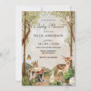 Search for wildlife invitations Watercolor