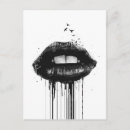 Search for white lips postcards Kiss