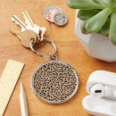 Search for brown animal key rings Leopard spots