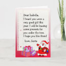Search for letter from santa cards Red