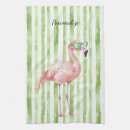 Search for pink flamingo tea towels White