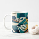 Search for teal and orange mugs Mid century modern