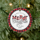 Search for buffalo plaid christmas tree decorations Rustic