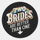 Search for two brides stickers Lgbt