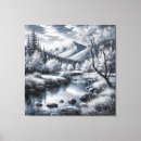 Search for pine mountain canvas prints River