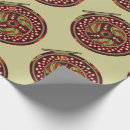 Search for christmas fish wrapping paper Red