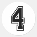 Search for number four stickers Sports