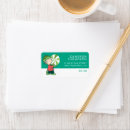 Search for peppermint candy return address labels Charlie brown