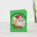 Search for beer christmas cards Santa