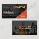 Search for oil and gas business cards Oilfield