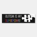 Search for superpowers bumper stickers Autism