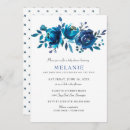 Search for indigo baby shower invitations Floral