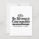 Search for 9 postcards Be strong and courageous