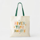 Search for adventure awaits tote bags Explore