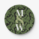 Search for tropical paper plates Black