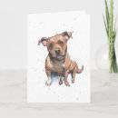 Search for staffordshire bull terrier birthday cards Staffy
