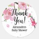 Search for its a girl thank you stickers Elegant