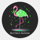 Search for green awareness ribbon stickers Cancer