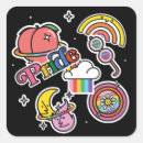 Search for love flower stickers Rainbow