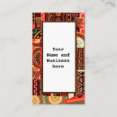 Search for afrocentric business cards African