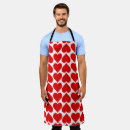 Search for heart aprons Red hearts