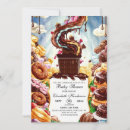 Search for chocolate invitations Watercolor