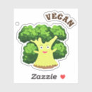 Search for funny vegetables stickers Broccoli