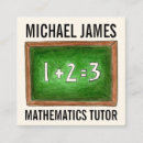 Search for math teacher business cards Tutor