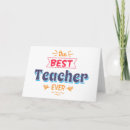 Search for best teacher ever cards School