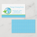 Search for eco cleaning business cards Housekeeper