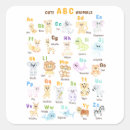 Search for animal alphabet stickers Cute