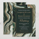 Search for green and gold wedding invitations Marble