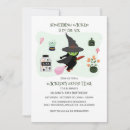 Search for witch birthday invitations Girl